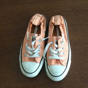 Orange Converse
